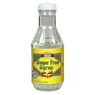 Ziyad Suger Free  Syrup 624g