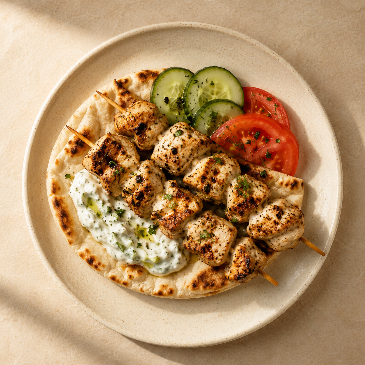 Chicken souvlaki